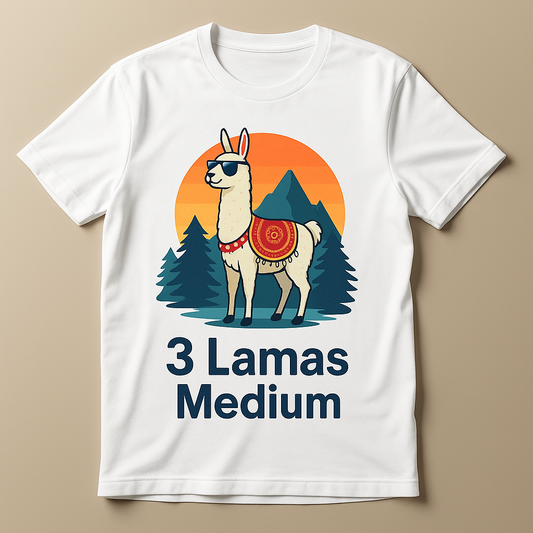 3 Lama's Yolo T-SHIRT